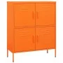 Aufbewahrungsschrank aus orangefarbenem Stahl, 80 x 35 x 101,5 cm von vidaXL, Schließfächer und Lagerschränke - Ref: Foro24-3...
