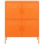 Armario de almacenamiento acero naranja 80x35x101,5 cm de vidaXL, Taquillas y armarios de almacenamiento - Ref: Foro24-336138...