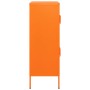 Aufbewahrungsschrank aus orangefarbenem Stahl, 80 x 35 x 101,5 cm von vidaXL, Schließfächer und Lagerschränke - Ref: Foro24-3...