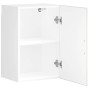 Armario de pared para cocina Porto madera de ingeniería blanca