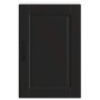 Mueble de pared de cocina Porto madera contrachapada negra