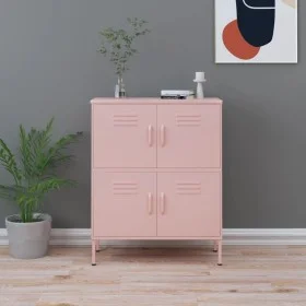 Pink steel storage cabinet 80x35x101.5 cm by vidaXL, Lockers and storage cabinets - Ref: Foro24-336139, Price: 180,93 €, Disc...