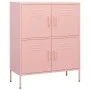 Pink steel storage cabinet 80x35x101.5 cm by vidaXL, Lockers and storage cabinets - Ref: Foro24-336139, Price: 177,83 €, Disc...
