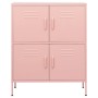 Armario de almacenamiento acero rosa 80x35x101,5 cm de vidaXL, Taquillas y armarios de almacenamiento - Ref: Foro24-336139, P...