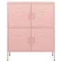 Pink steel storage cabinet 80x35x101.5 cm by vidaXL, Lockers and storage cabinets - Ref: Foro24-336139, Price: 177,83 €, Disc...