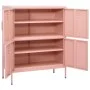 Pink steel storage cabinet 80x35x101.5 cm by vidaXL, Lockers and storage cabinets - Ref: Foro24-336139, Price: 177,83 €, Disc...