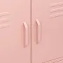 Pink steel storage cabinet 80x35x101.5 cm by vidaXL, Lockers and storage cabinets - Ref: Foro24-336139, Price: 177,83 €, Disc...