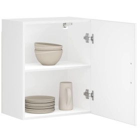 Armario de pared para cocina Porto madera de ingeniería blanca
