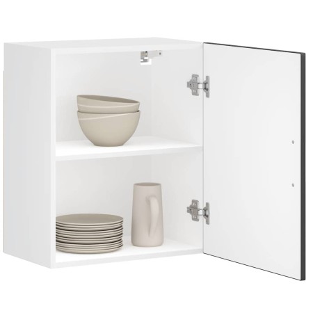 Mueble de pared de cocina Porto madera contrachapada negra