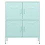 Mintgrüner Stahlschrank 80x35x101,5 cm von vidaXL, Schließfächer und Lagerschränke - Ref: Foro24-336140, Preis: 159,84 €, Rab...