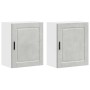 Armarios pared para cocina 2 uds Porto gris hormigón