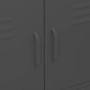 Anthracite gray steel storage cabinet 80x35x101.5 cm by vidaXL, Lockers and storage cabinets - Ref: Foro24-336141, Price: 171...