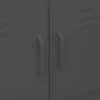 Anthracite gray steel storage cabinet 80x35x101.5 cm by vidaXL, Lockers and storage cabinets - Ref: Foro24-336141, Price: 175...