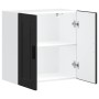 Mueble de pared de cocina Porto madera contrachapada negra