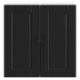 Mueble de pared de cocina Porto madera contrachapada negra