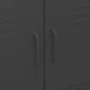 Armario de almacenamiento acero negro 80x35x101,5 cm de vidaXL, Taquillas y armarios de almacenamiento - Ref: Foro24-336142, ...