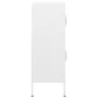 White steel storage cabinet 80x35x101.5 cm by vidaXL, Lockers and storage cabinets - Ref: Foro24-336143, Price: 156,92 €, Dis...