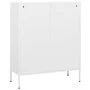 White steel storage cabinet 80x35x101.5 cm by vidaXL, Lockers and storage cabinets - Ref: Foro24-336143, Price: 156,92 €, Dis...