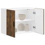 Armario de pared cocina Porto madera ingeniería roble ahumado en Armarios de cocina | Comprar online en Foro24