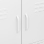 Armario de almacenamiento acero blanco 80x35x101,5 cm de vidaXL, Taquillas y armarios de almacenamiento - Ref: Foro24-336143,...