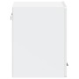Armario de pared para cocina Porto madera de ingeniería blanca