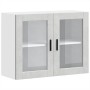 Armario de pared para cocina puerta cristal Porto gris hormigón