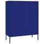 Navy blue steel drawer cabinet 80x35x101.5 cm by vidaXL, Lockers and storage cabinets - Ref: Foro24-336145, Price: 187,83 €, ...
