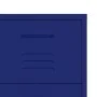Navy blue steel drawer cabinet 80x35x101.5 cm by vidaXL, Lockers and storage cabinets - Ref: Foro24-336145, Price: 187,83 €, ...