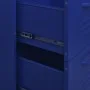 Navy blue steel drawer cabinet 80x35x101.5 cm by vidaXL, Lockers and storage cabinets - Ref: Foro24-336145, Price: 187,83 €, ...