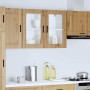 Armario pared para cocina puerta cristal Porto roble artesanal