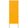 Armario almacenamiento acero amarillo mostaza 80x35x101,5 cm de vidaXL, Taquillas y armarios de almacenamiento - Ref: Foro24-...