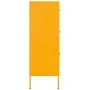 Mustard yellow steel storage cabinet 80x35x101.5 cm by vidaXL, Lockers and storage cabinets - Ref: Foro24-336146, Price: 205,...
