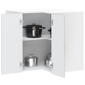 Mueble esquinero cocina Porto madera contrachapada gris cemento