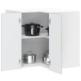 Mueble esquinero cocina Porto madera contrachapada gris cemento