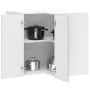 Mueble esquinero cocina Porto madera contrachapada gris sonoma