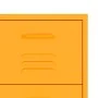 Mustard yellow steel storage cabinet 80x35x101.5 cm by vidaXL, Lockers and storage cabinets - Ref: Foro24-336146, Price: 205,...