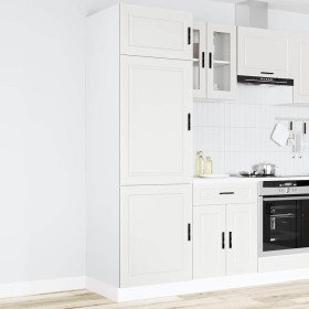 Mueble de cocina Porto de madera contrachapada blanca