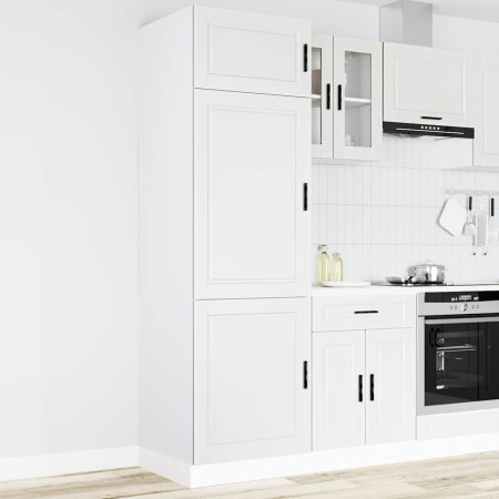 Mueble de cocina Porto de madera contrachapada blanca