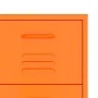 Orange steel storage cabinet 80x35x101.5 cm by vidaXL, Lockers and storage cabinets - Ref: Foro24-336147, Price: 194,59 €, Di...