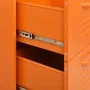 Orange steel storage cabinet 80x35x101.5 cm by vidaXL, Lockers and storage cabinets - Ref: Foro24-336147, Price: 194,59 €, Di...