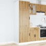 Mueble de cocina Porto de madera contrachapada roble artesanal