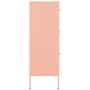 Armario de almacenamiento acero rosa 80x35x101,5 cm de vidaXL, Taquillas y armarios de almacenamiento - Ref: Foro24-336148, P...