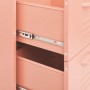 Armario de almacenamiento acero rosa 80x35x101,5 cm de vidaXL, Taquillas y armarios de almacenamiento - Ref: Foro24-336148, P...