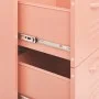 Armario de almacenamiento acero rosa 80x35x101,5 cm de vidaXL, Taquillas y armarios de almacenamiento - Ref: Foro24-336148, P...