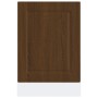 Panel para lavavajillas Porto madera contrachapada roble marrón