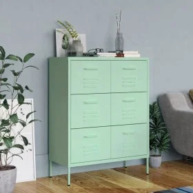 Mint steel storage cabinet 80x35x101.5 cm by vidaXL, Lockers and storage cabinets - Ref: Foro24-336149, Price: 222,47 €, Disc...