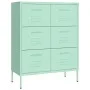 Mint steel storage cabinet 80x35x101.5 cm by vidaXL, Lockers and storage cabinets - Ref: Foro24-336149, Price: 213,72 €, Disc...