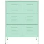 Mint steel storage cabinet 80x35x101.5 cm by vidaXL, Lockers and storage cabinets - Ref: Foro24-336149, Price: 213,72 €, Disc...