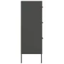 Anthracite gray storage cabinet 80x35x101.5 cm steel by vidaXL, Lockers and storage cabinets - Ref: Foro24-336150, Price: 184...