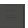 Anthracite gray storage cabinet 80x35x101.5 cm steel by vidaXL, Lockers and storage cabinets - Ref: Foro24-336150, Price: 184...